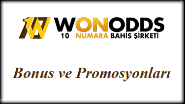 Wonodds Bonus ve Promosyonları